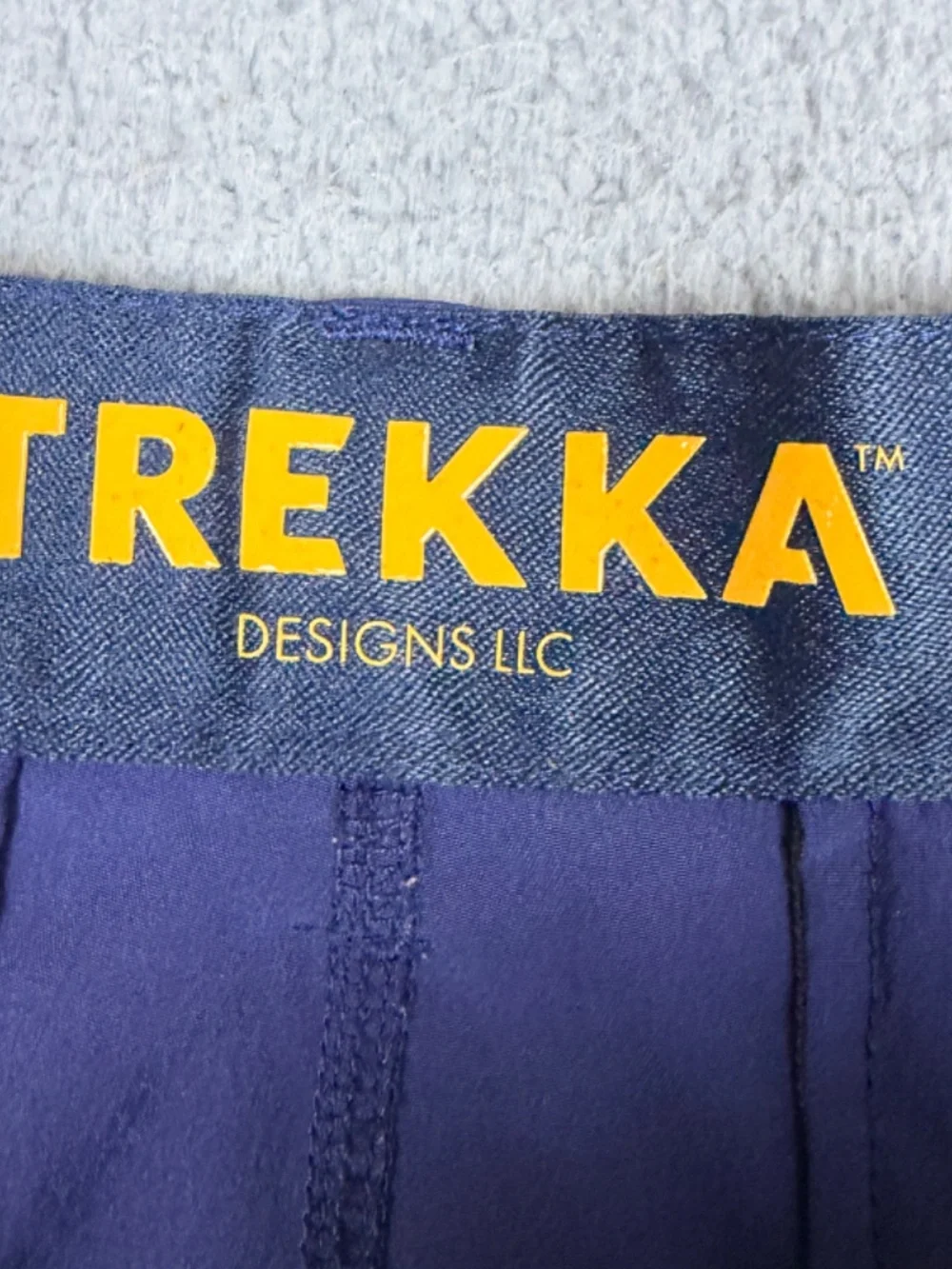 Trekka Pants Mens 29X30 Blue Hiking Pants Zip Pockets Nylon Outdoors Casual